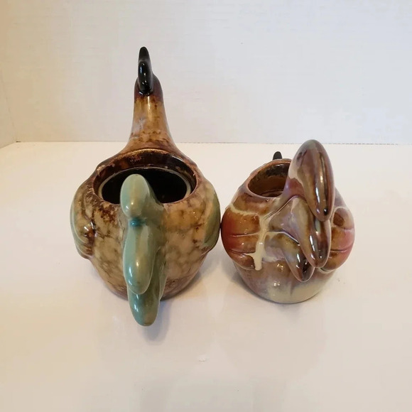 Yankee Candle set of 2 Ceramic Rooster/Chicken  Candle Votive/Tealight Holders. - Picture 3 of 11